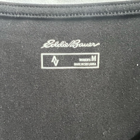 Eddie Bauer Sleeveless V-Neck Black Dress Size Medium - Picture 8 of 8